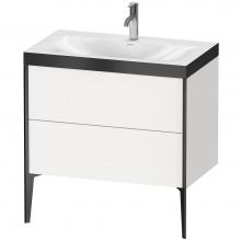 Duravit XV4710OB218P - XViu Two Drawer C-Bonded Floorstanding Vanity Kit White