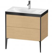 Duravit XV4710OB230P - XViu Two Drawer C-Bonded Floorstanding Vanity Kit Natural Oak