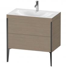 Duravit XV4710OB235C - XViu Two Drawer C-Bonded Floorstanding Vanity Kit Oak Terra