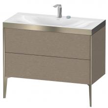 Duravit XV4711EB111P - Duravit XViu Two Drawer C-Bonded Floorstanding Vanity Kit Cashmere Oak