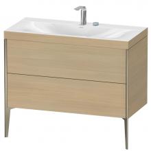 Duravit XV4711EB171C - Duravit XViu Two Drawer C-Bonded Floorstanding Vanity Kit Mediterranean Oak