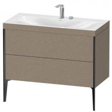 Duravit XV4711EB211C - Duravit XViu Two Drawer C-Bonded Floorstanding Vanity Kit Cashmere Oak