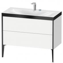 Duravit XV4711EB218P - XViu Two Drawer C-Bonded Floorstanding Vanity Kit White