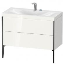 Duravit XV4711EB222C - XViu Two Drawer C-Bonded Floorstanding Vanity Kit White