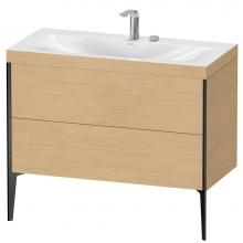 Duravit XV4711EB230C - XViu Two Drawer C-Bonded Floorstanding Vanity Kit Natural Oak