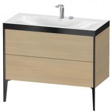 Duravit XV4711EB271P - Duravit XViu Two Drawer C-Bonded Floorstanding Vanity Kit Mediterranean Oak