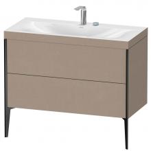 Duravit XV4711EB275C - XViu Two Drawer C-Bonded Floorstanding Vanity Kit Linen