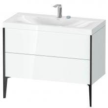 Duravit XV4711EB285C - XViu Two Drawer C-Bonded Floorstanding Vanity Kit White