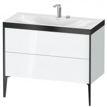 Duravit XV4711EB285P - XViu Two Drawer C-Bonded Floorstanding Vanity Kit White