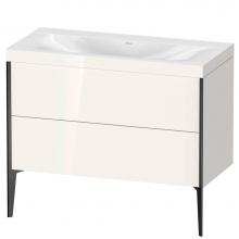 Duravit XV4711NB222C - XViu Two Drawer C-Bonded Floorstanding Vanity Kit White