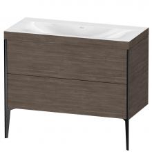 Duravit XV4711NB251C - Duravit XViu Two Drawer C-Bonded Floorstanding Vanity Kit Pine Terra