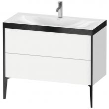 Duravit XV4711OB218P - XViu Two Drawer C-Bonded Floorstanding Vanity Kit White