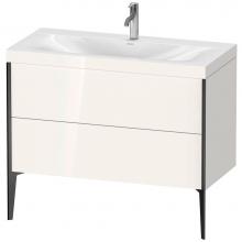 Duravit XV4711OB222C - XViu Two Drawer C-Bonded Floorstanding Vanity Kit White