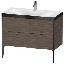 Duravit XV4711OB251P - Duravit XViu Two Drawer C-Bonded Floorstanding Vanity Kit Pine Terra