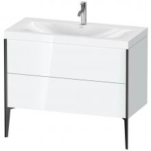 Duravit XV4711OB285C - XViu Two Drawer C-Bonded Floorstanding Vanity Kit White