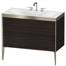 Duravit XV4711TB169P - Duravit XViu C-Bonded Floorstanding Vanity  Brushed Walnut