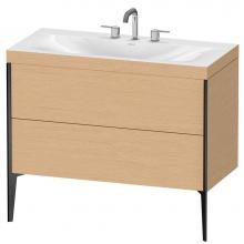 Duravit XV4711TB212C - Duravit XViu C-Bonded Floorstanding Vanity  Brushed Oak