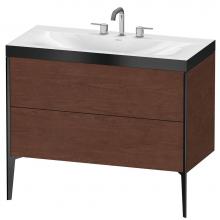 Duravit XV4711TB213P - Duravit XViu C-Bonded Floorstanding Vanity  American Walnut