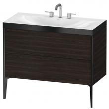 Duravit XV4711TB269P - Duravit XViu C-Bonded Floorstanding Vanity  Brushed Walnut