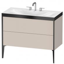 Duravit XV4711TB291P - Duravit XViu C-Bonded Floorstanding Vanity  Taupe Matte