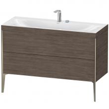 Duravit XV4712EB151C - Duravit XViu Two Drawer C-Bonded Floorstanding Vanity Kit Pine Terra