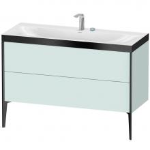 Duravit XV4712EB209P - Duravit XViu Two Drawer C-Bonded Floorstanding Vanity Kit Light Blue