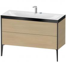 Duravit XV4712EB271P - Duravit XViu Two Drawer C-Bonded Floorstanding Vanity Kit Mediterranean Oak