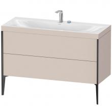 Duravit XV4712EB291C - XViu Two Drawer C-Bonded Floorstanding Vanity Kit Taupe