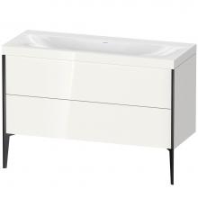 Duravit XV4712NB222C - XViu Two Drawer C-Bonded Floorstanding Vanity Kit White