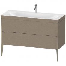 Duravit XV4712OB111C - Duravit XViu Two Drawer C-Bonded Floorstanding Vanity Kit Cashmere Oak