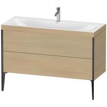 Duravit XV4712OB271C - Duravit XViu Two Drawer C-Bonded Floorstanding Vanity Kit Mediterranean Oak