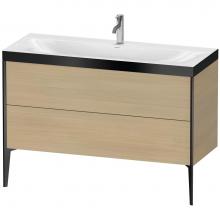 Duravit XV4712OB271P - Duravit XViu Two Drawer C-Bonded Floorstanding Vanity Kit Mediterranean Oak