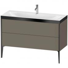 Duravit XV4712OB290P - Duravit XViu Two Drawer C-Bonded Floorstanding Vanity Kit Flannel Gray