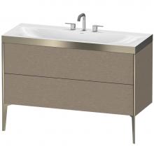 Duravit XV4712TB111P - Duravit XViu C-Bonded Floorstanding Vanity  Oak Cashmere