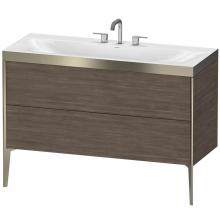 Duravit XV4712TB151P - Duravit XViu C-Bonded Floorstanding Vanity  Pine Terra