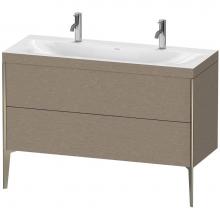 Duravit XV4713OB111C - Duravit XViu Two Drawer C-Bonded Floorstanding Vanity Kit Cashmere Oak