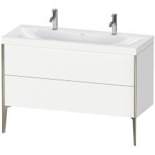 Duravit XV4713OB118C - Duravit XViu Two Drawer C-Bonded Floorstanding Vanity Kit White