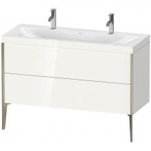 Duravit XV4713OB122C - Duravit XViu Two Drawer C-Bonded Floorstanding Vanity Kit White