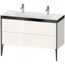 Duravit XV4713OB222P - XViu Two Drawer C-Bonded Floorstanding Vanity Kit White