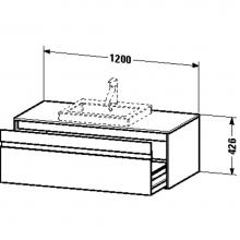 Duravit KT679601818 - Duravit Ketho Vanity Unit Wall-Mounted  White Matte