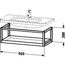 Duravit DS987301876 - DS Furn-Acces shelf WM #232010 950X440 White, Euro