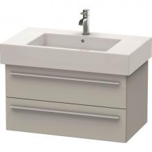 Duravit XL635200707 - Duravit X-Large Wall-Mount Vanity Unit Concrete Gray