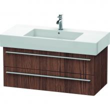 Duravit XL635302121 - Duravit X-Large Wall-Mount Vanity Unit Walnut Dark