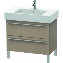 Duravit XL654307575 - Duravit X-Large Two Drawer Floorstanding Vanity Unit Linen