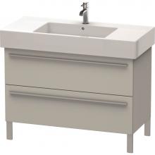 Duravit XL654400707 - Duravit X-Large Two Drawer Floorstanding Vanity Unit Concrete Gray