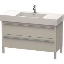 Duravit XL654500707 - Duravit X-Large Two Drawer Floorstanding Vanity Unit Concrete Gray