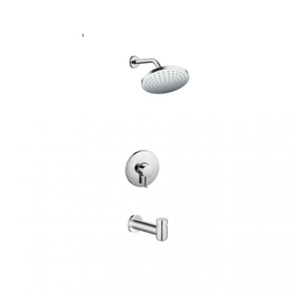 Vernis Blend  Pressure Balance Tub/Shower Set, 2.5 GPM in Chrome