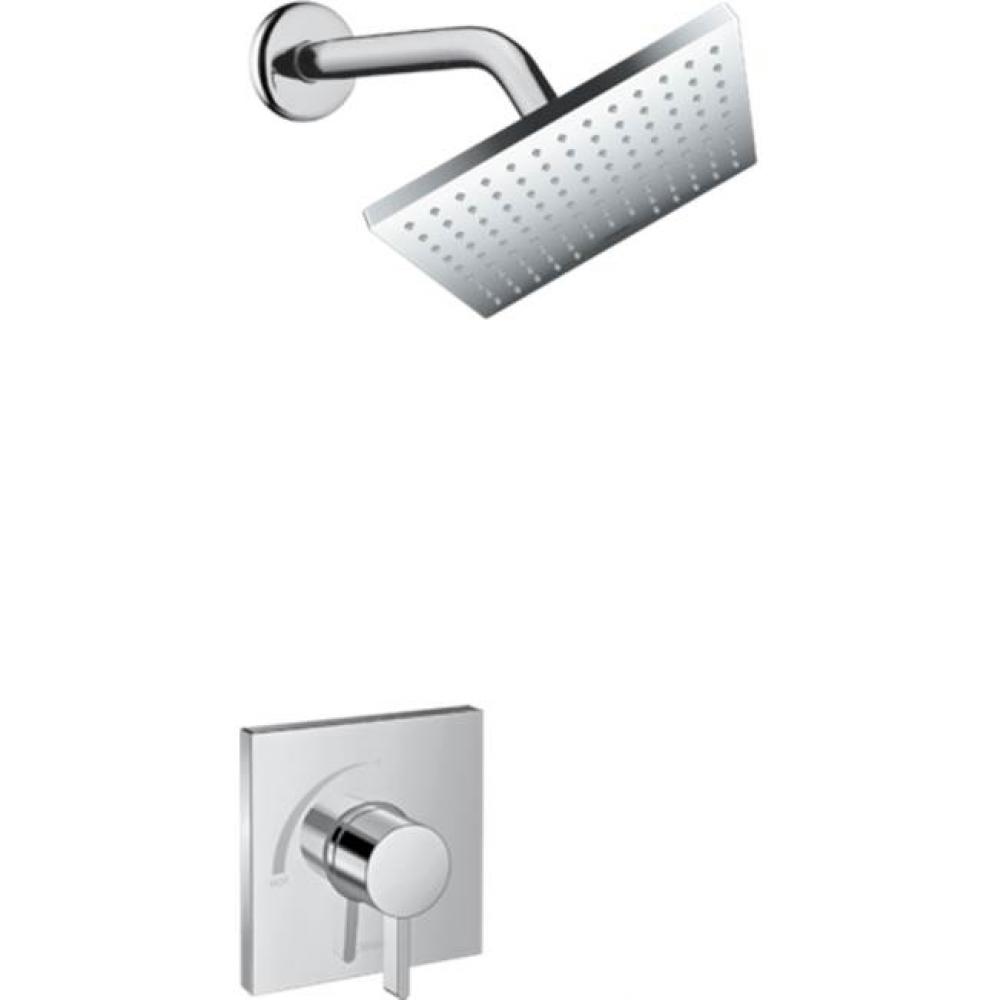 Vernis Shape  Pressure Balance Shower Set, 1.75 GPM in Chrome