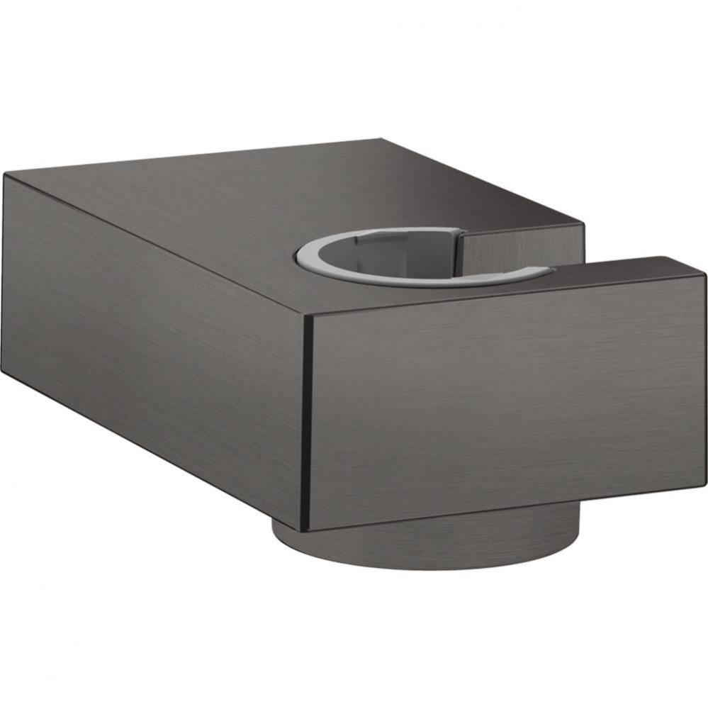 Handshower Holder in Brushed Black Chrome