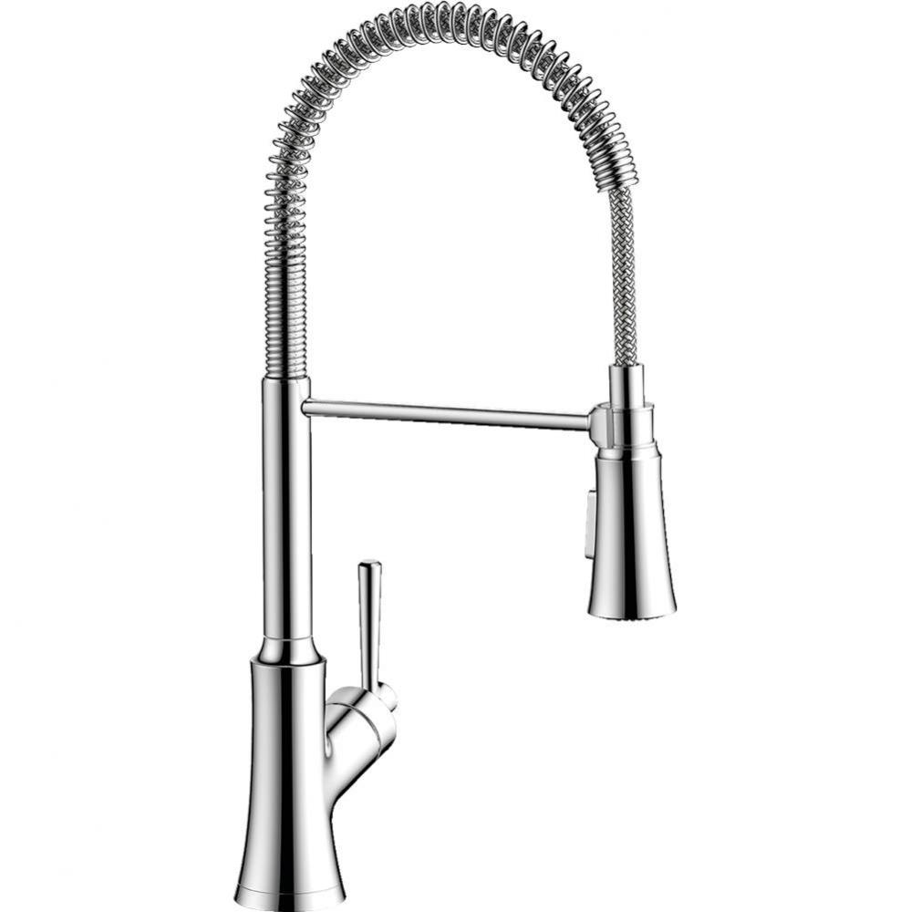 Joleena Semi-Pro Kitchen Faucet, 2-Spray, 1.75 GPM in Brushed Gold Optic